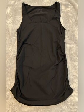 BeMaternity Black Scoop Neck Maternity Tank Size M/L